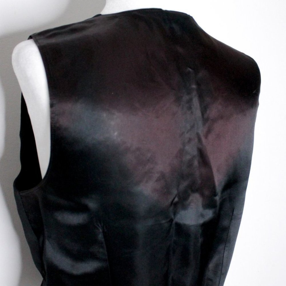 Your Sixth Sense by C&A Gold Black Embroidered Vest Unisex Size 38 - Picture 7 of 13
